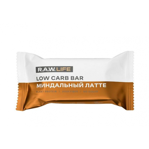 Батончик протеиновый R.A.W.LIFE R.A.W.Life Low Carb 35г коричневый 35ГР