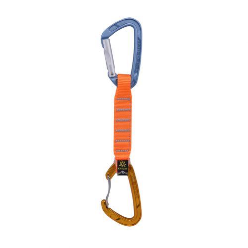 Оттяжка с карабинами Kailas Flash Mix Quickdraw 14 см оранжевый 14СМ