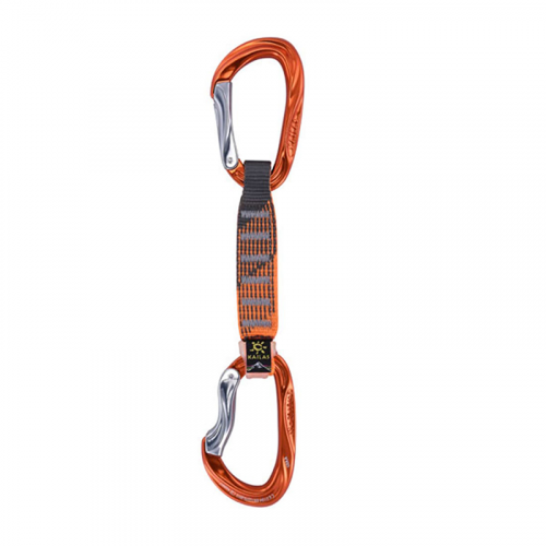 Оттяжка Kailas с карабинами Vacuo Quickdraw 14cm оранжевый 14СМ