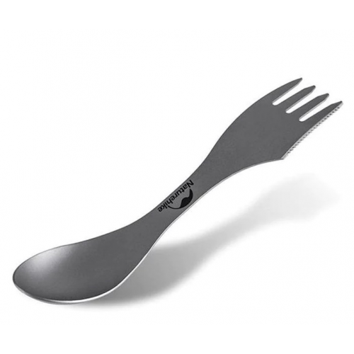 Ловилка Naturehike TZD12 Titanium Cutlery серый 18.3*3/4СМ