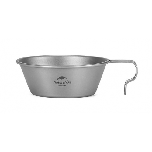 Миска Naturehike Hanging Titanium серый 450МЛ