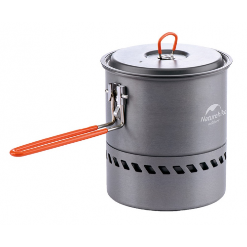 Кастрюля Naturehike Camping Energy Saving серый 1.5Л