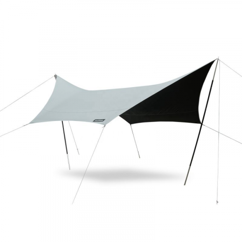 Тент без стоек Naturehike (Shark) Hexagonal Canopy серый 5.2Х4.2М