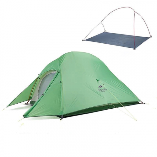 Палатка Naturehike Ultralight Cloud Up 3 New зеленый 3/МЕСТНАЯ