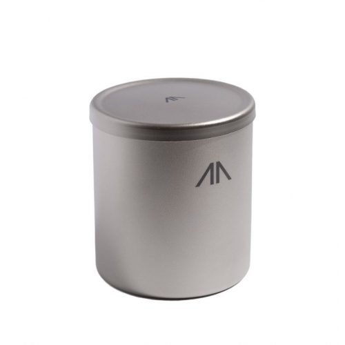 Кружка GORAA Double-Wall Titanium Mug With Lid серый 300МЛ