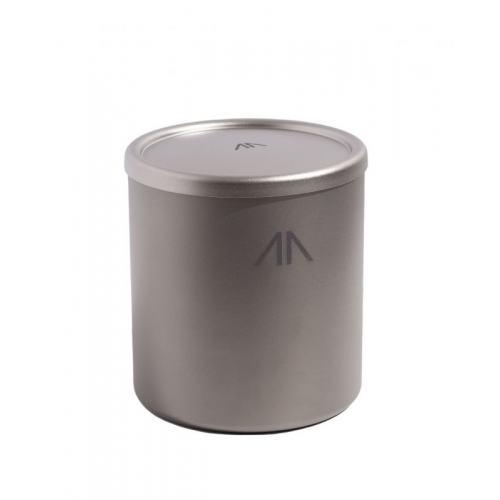 Кружка GORAA Double-Wall Titanium Mug With Lid серый 600МЛ