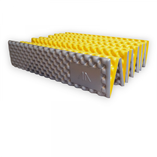 Каремат GORAA Z-Fold (Single Aluminium Film) желтый 183*56*2СМ