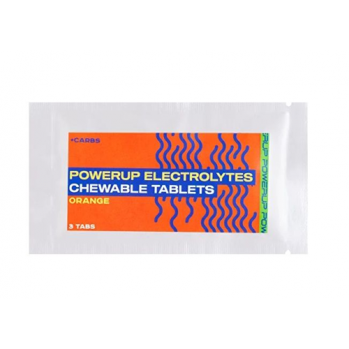 Таблетки солевые жевательные POWERUP Powerup Electrolytes (саше 3шт) оранжевый 3ШТ
