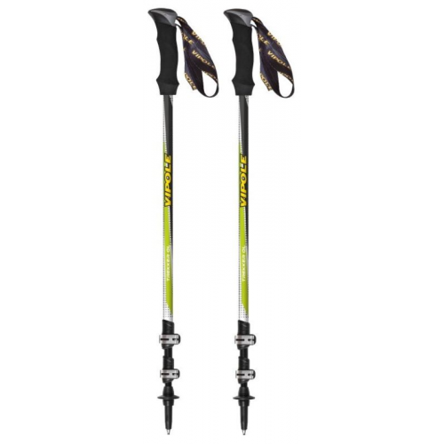 Треккинговые палки Vipole Base Camp QL Mid Green DLX зеленый 63/135