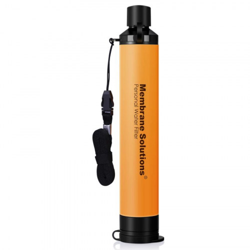 Фильтр для питьевой воды Membrane Solutions Water Filter Straw оранжевый