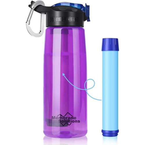 Фляга с фильтром Membrane Solutions Water Filter Bottle фиолетовый