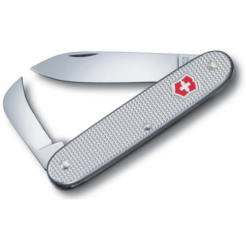 Нож перочинный Victorinox Pioneer, 93 мм, 2 функции, алюминиевая рукоять серебристый 93ММ