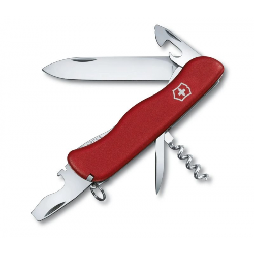 Нож перочинный Victorinox Picknicker, 111 мм, 11 функций, с фиксатором лезвия, в блистере красный 111ММ