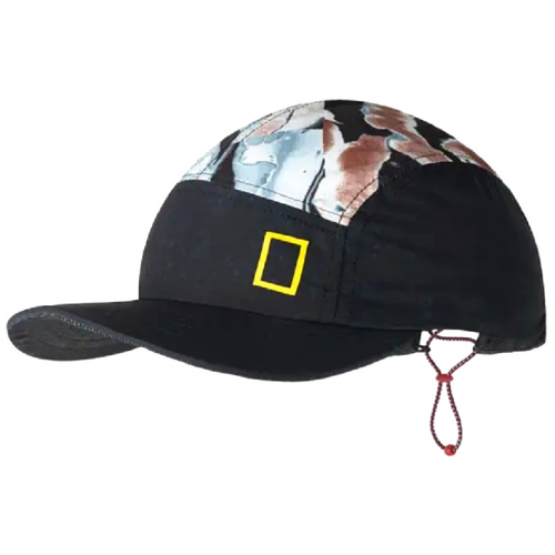 Кепка BUFF Buff 5 Panel Explore Cap Reige Black черный ONE