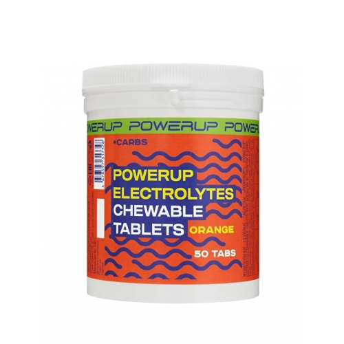 Таблетки солевые жевательные POWERUP Powerup Electrolytes (банка 50 таб) оранжевый 50ШТ