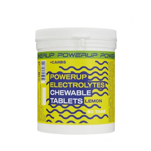 Таблетки солевые жевательные POWERUP Powerup Electrolytes (банка 50 таб) желтый 50ШТ