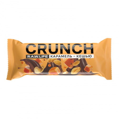 Батончик ореховый R.A.W.LIFE Crunch Choco оранжевый 39ГР