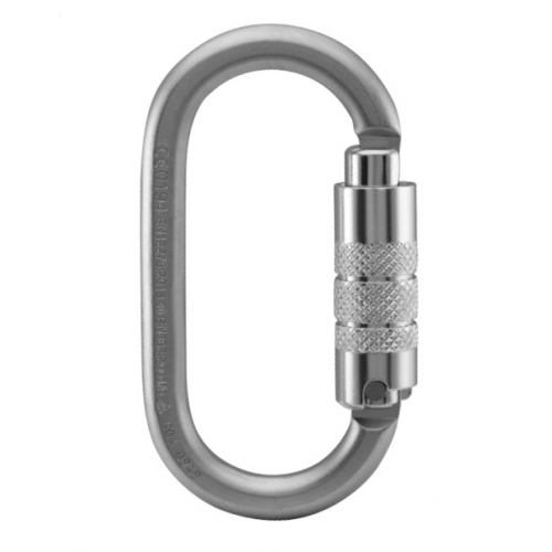 Карабин Kailas Steel Oval Triple Lock Gate серебристый ONE