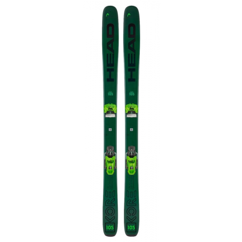 Горные лыжи Head Kore 105 + Attack 14 GW BR 110 темно-зеленый 184