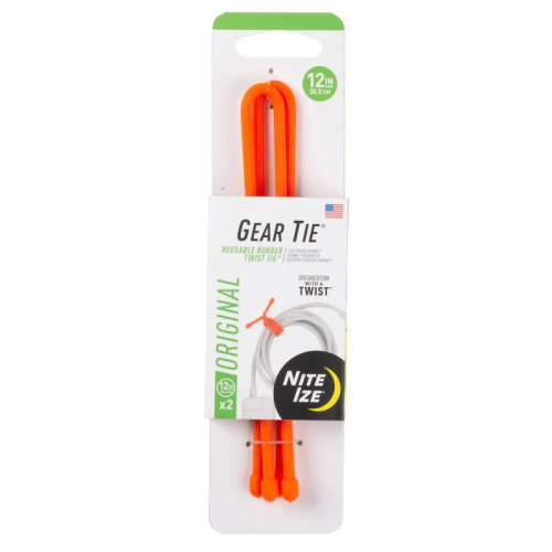 Стяжки гибкие Nite Ize Gear Tie 12" оранжевый 12