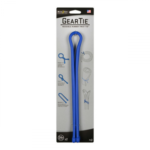 Стяжки гибкие Nite Ize Nite lze Gear Tie набор 24" 2 шт синий 24