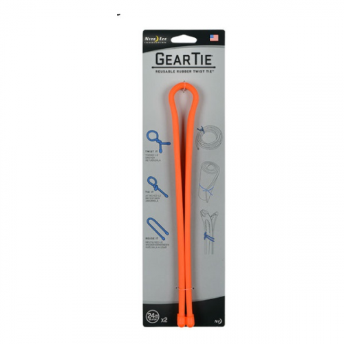 Стяжки гибкие Nite Ize Nite lze Gear Tie набор 24" 2 шт оранжевый 24