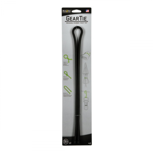 Стяжки гибкие Nite Ize Nite lze Gear Tie набор 32" 2 шт черный 32