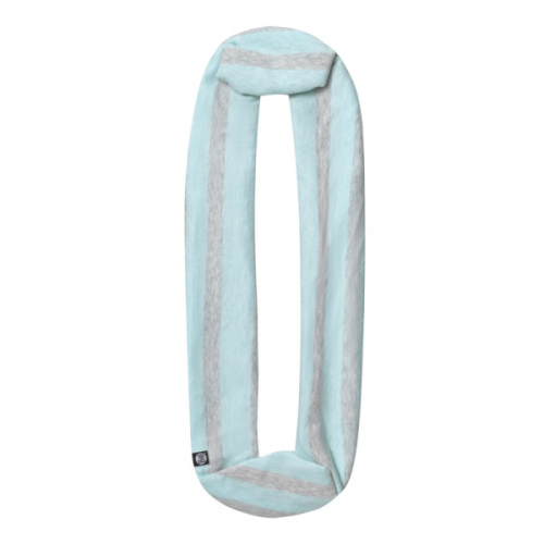 Шарф BUFF Buff Cotton Infinity Aqua Stripes светло-голубой ONE
