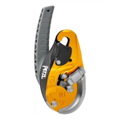 Устройство Petzl I'D Evac самоблокирующееся спусковое для высотных работ желтый