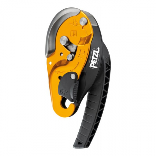 Устройство спусковое Petzl I'D S самоблокирующееся, для высотных работ желтый