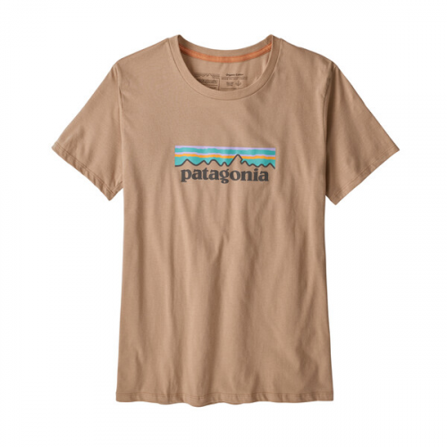 Футболка Patagonia Pastel P-6 Logo Organic Crew женская