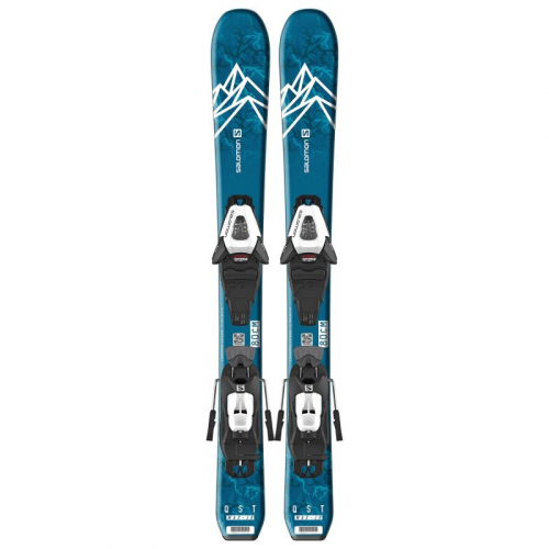 Горные лыжи Salomon E QST MAX Jr XS + C5 GW J75 детские 70