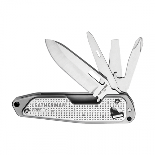 Мультитул Leatherman Free T2 серебристый 9.3СМ