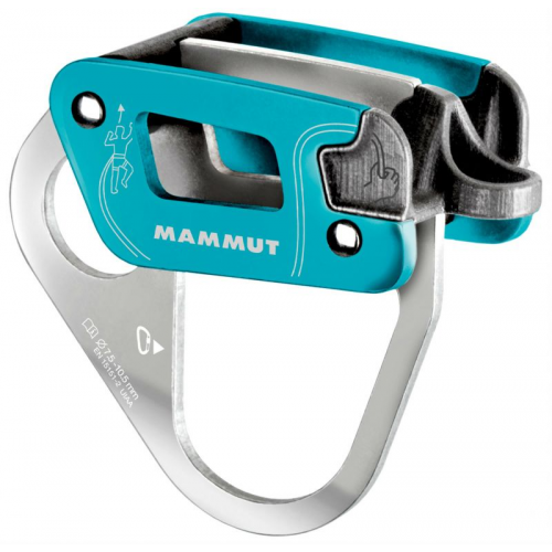 Устройство спусковое Mammut Bionic Alpine Belay голубой 7.5/10.5ММ