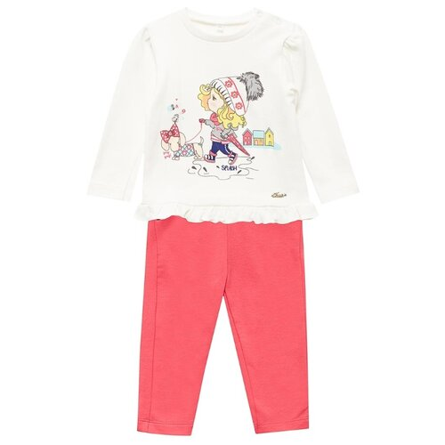 Комплект одежды Sonia Kids размер 74, белый/розовый
