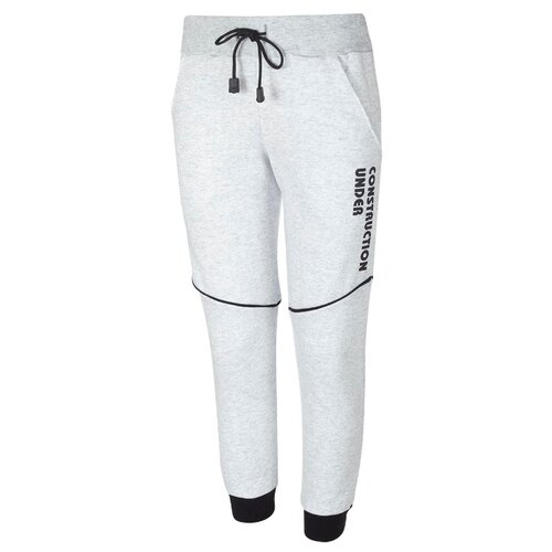 Спортивные брюки M&D размер 128, серый меланж