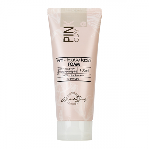 Grace Day Pink Clay Anti-Trouble Facial Foam
