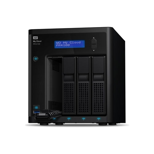 Сетевой накопитель NAS Western Digital 16Tb My Cloud Pro PR4100 3.5" WDBKWB0160KBK-EEUE