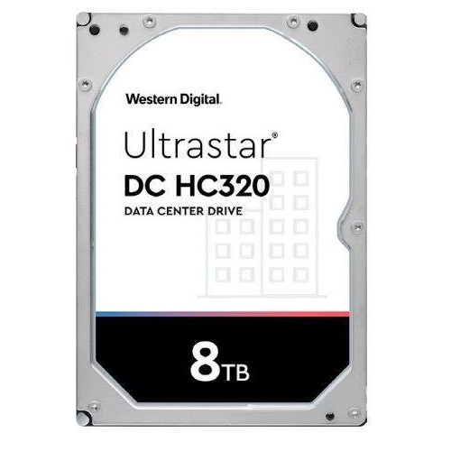 Серверный жесткий диск 8 Тб Western Digital Ultrastar DC HC320 (0B36400) (HUS728T8TAL5204) 3.5", SAS, 7200 об/мин