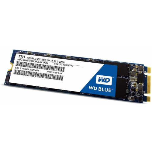 Накопитель SSD 1 Тб Western Digital Blue (WDS100T2B0B) M.2 2280