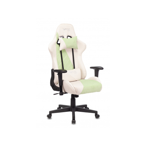 Игровое кресло Zombie VIKING X бело-зеленое