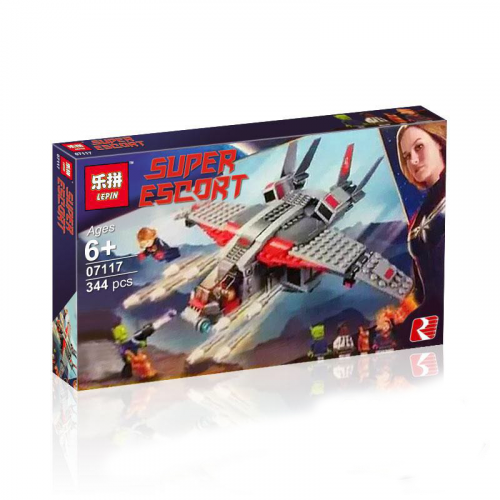 07117 Lepin Капитан Марвел и Атака Скрулла (БЕЗ КОРОБКИ)