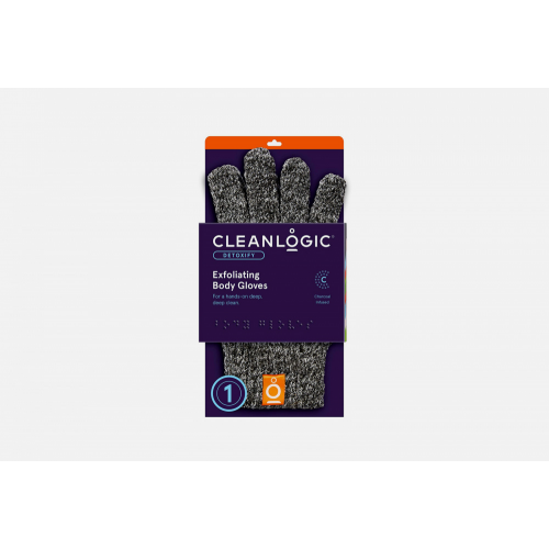 Мочалка-перчатка для массажа и пилинга CLEANLOGIC