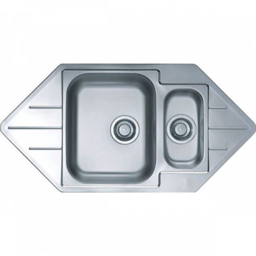 Мойка кухонная Alveus Line 40 NAT-90 (в комплекте с сифоном 1130555) 1065674