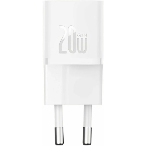 Зарядное устройство Baseus OS GaN5 Fast Charger Mini 1C 20W EU, белый (CCGN050102)