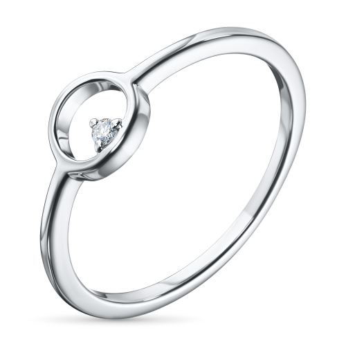 Кольцо из серебра э0612кц02210503_white ЭПЛ Даймонд