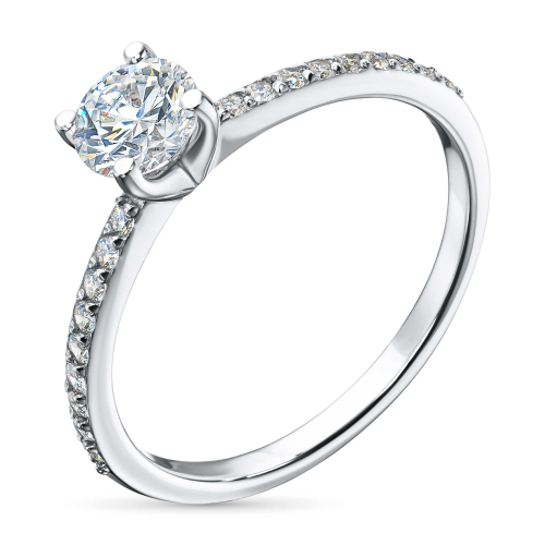 Кольцо из белого золота э4012кц01230951_white ЭПЛ Даймонд
