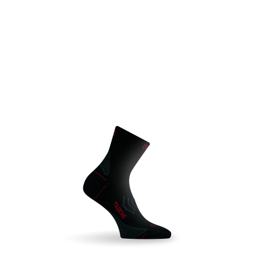 Носки Lasting TNW 983, wool+nylon, черный с серыми вставками, размер S (TNW983-S)