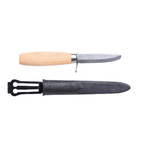 Нож Morakniv Rookie, нержавеющая сталь, деревянная ручка, 12991 Mora of Sweden