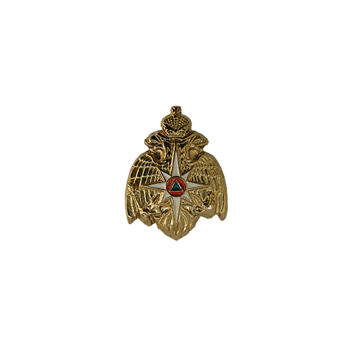Миниатюрный знак МЧС орел металл